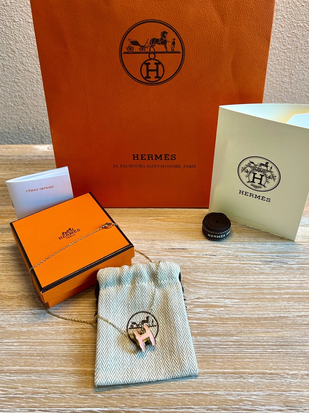 Hermes Pop H Necklace